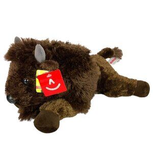Aurora World American Bison Plush 12 inch Stuffed Animal Brown Buffalo 2018 NEW